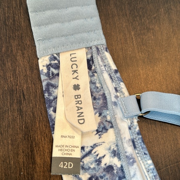 ❤️3/$30 Lucky Brand Floral Bra - Picture 7 of 7